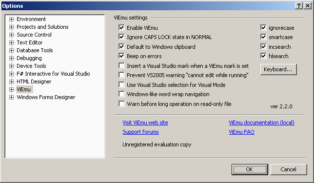 visual studio vim keybindings visual studio vim keybindings